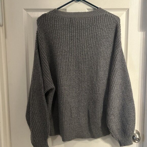LOGG Label of Graded Goods Sweater Women's Small Gray Pullover - Picture 4 of 4